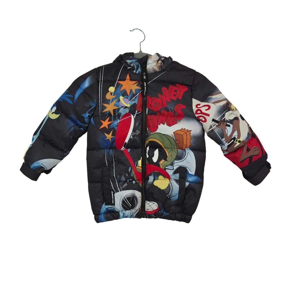 Members Only Space Jam Looney Tunes Marvin the Martian Puffer Jacket Kids 4T